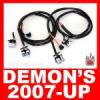 Black Switches and Wire Harness for 2007-09 Harley-Davidson Hand Controls BLACK SWITCHES & WIRES 07-09 Image 