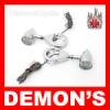 Bullet LED Blinkers AMBER with 41mm Front Legs Clamps for Harley-Davidson Motorcycles AMBER LED BULLET BLINKERS 41MM 482422 Image 