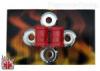 Polyurethane Handlebars Damper Bushings for Harley HANDLE BAR BUSHINGS RED Image 