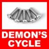 5 Chrome Front Rotor Torx Head Bolts for Harley-Davidson Brakes FRONT ROTOR BOLTS TORX HEAD Image 