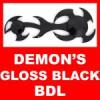 Gloss Black Billet Tribal Cover for BDL Open Primary TRIBAL PRIMARY COVER GLOSS BLACK Image 