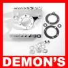Chrome Billet Breather Supprt Braket Kit for S&S E or G Carburetors SUPPORT BREATHER BRACKET SS Image 