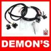 Black Switches and Wire Harness for Harley 1996-06 Hand Controls BLACK SWITCHES & WIRES 96-06 Image 