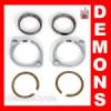 Tapered Exhaust Flange Kit for Harley Evolution Motors EXHAUST FLANGES TAPERED OX-AS01 Image 
