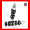 Chrome Billet Hand Grips BULLET 8 PADS for Harley-Davidson HAND GRIPS BULLET 8 PADS TRHB114B Image 