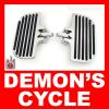 Chrome Universal Mini Floorboards "Rails" Pegs for Harley-Davidson DRIVER PASSENGER FLOORBOARDS PEGS RAILS 5602 Image 