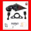Black Spike Air Cleaner Intake for EFI Softail 2001-07 Dyna 04-07 Touring 02-07 BLACK SPIKE AIR CLEANER W BREATHERS EFI MT226B Image 