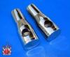 4" Chrome Billet Risers for Harley Springer Billet 4in Risers Image 