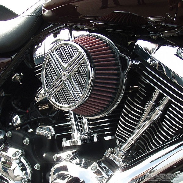LA Choppers xXx Big Air Kit Chrome Air Cleaner Intake for Harley-Davidson FLT 08-11