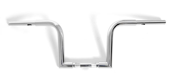 Chrome 9" Rise Universal Ape Hangers "Frisco" Chubby 1-1/4" Diameter Handlebars for Harley Motorcycles