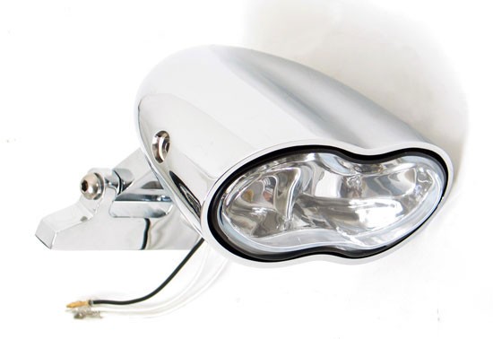 Dual "Wave" Motorcycle Headlight