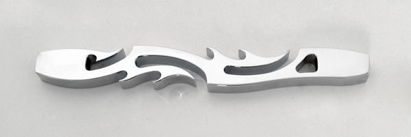 Chrome Billet Shift Rod Linkage "Tribal Flames" for Harley Sportsters