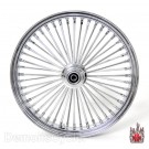 23" x 3.5" Chrome Mammoth 48 Fat Spokes Front Wheel for Harley-Davidson
