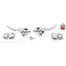 Custom Chrome Hydraulic Hand Controls for Single Disc Harley-Davidson