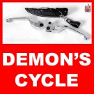 Chrome Billet Levers with Removable Clutch Lever Anti-theft for Harley 2008-Up Hand Controls