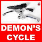 Chrome Levers with Removable Clutch Lever Anti-theft for Harley 2008-Up Hand Controls