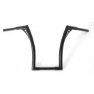 El Diablo Black 13" Rise Universal Ape Hangers 1-1/4" Diameter Handlebars for Harley Motorcycles