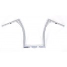 El Diablo Chrome 9" Rise Universal Ape Hangers 1-1/4" Diameter Handlebars for Harley Motorcycles