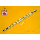 11-3/4" Chrome Billet Shift Rod "Viking" + 3" Over Stock Harley-Davidson Linkage