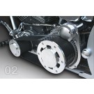 3.35" Open Belt Primary Drive Street Style for Harley-Davidson