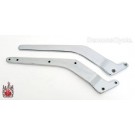 Chrome Smooth Solid Steel Rear Fender Struts for Custom Choppers