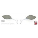 Chrome Billet Mirrors (Aspen Z) for Harley
