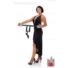 1-1/4" Black Handlebars "T-Bars" 4.5" Rise with Hand Controls + Switches for Harley-Davidson