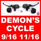 Black Hydraulic Hand Controls Clutch and Brake for Harley-Davidson