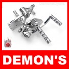 Chrome Billet Forward Controls for Harley-Davidson Big Twins 1970-99 SWISS CHEESE