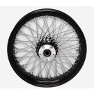 18 x4.25" Black 80 Spokes Rear Wheel for Harley-Davidson 150 Wide Tires