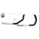 1-3/4" Drag Pipes Exhaust for Harley-Davidson Sportster 1986-03 Heat Wrapped