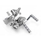 Chrome Billet Forward Controls for Harley-Davidson Big Twins 2000-Up SWISS CHEESE