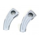 3" Chrome Billet Handlebars Custom Risers 1" Pull-back for Harley-Davidson Motorcycle Front Ends