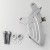 Chrome Four Piston Front Custom Brake Caliper for Harley Softail Dyna Sportster