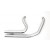 Harley-Davidson Evo Chrome Exhaust Pipes Snub Nose by Big Growl