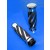 Chrome Billet 6-Rail Custom Hand Grips Set for Harley-Davidson Handlebars