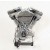 El Bruto 107ci Complete POLISHED Driveline Open Belt Primary 6 spd Transmission