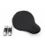 Bobber Solo Seat for Harley-Davidson or Indian Black Laced Leather and Shocks