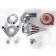 Chrome Spike Air Cleaner Intake for Harley-Davidson Sportster Carburetors 1991-2006