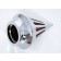 Chrome Spike Air Cleaner Intake for Harley-Davidson Sportster Carburetors 1991-2006