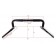 El Diablo Black 16" Rise Ape Hangers 1-1/4" Diameter Handlebars for Harley Dressers Baggers FLHT FLHTC Motorcycles