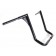 El Diablo Black 16" Rise Ape Hangers 1-1/4" Diameter Handlebars for Harley Dressers Baggers FLHT FLHTC Motorcycles