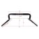 El Diablo Black 14" Rise Ape Hangers 1-1/4" Diameter Handlebars for Harley Dressers Baggers FLHT FLHTC Motorcycles
