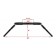 16" Black Ape Hangers 1-1/4" diameter Handlebars for Harley-Davidson