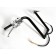 16" Rise Black Frisco Chubby Ape Hangers 1-1/4" Diameter with Hand Controls and Switches for Harley Motorcycles