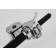 16" Rise Black Frisco Chubby Ape Hangers 1-1/4" Diameter with Hand Controls and Switches for Harley Motorcycles