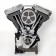 Black Demon's 114ci Complete Driveline Open Belt Primary 6 spd Transmission for Harley