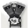 Black Demon's 114ci Complete Driveline Open Belt Primary 6 spd Transmission for Harley