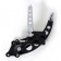 Black Billet Custom Forward Controls with Chrome Footpegs +2" Extended for Harley Big Twins 2000-Up TORPEDO