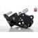 Black Billet Custom Forward Controls with Chrome Footpegs +2" Extended for Harley Big Twins 70-99 SPIRAL